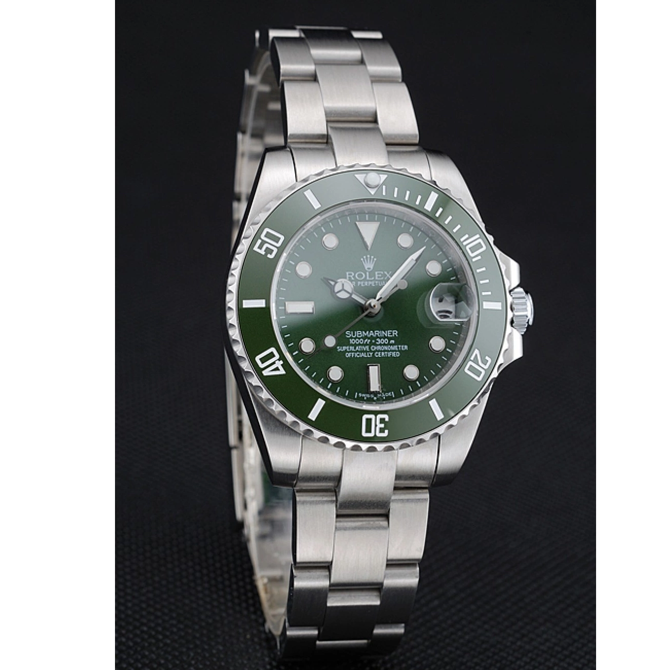 AAA replica watch Dial Stainless Bracelet Steel Green 1454151 Rolex Submariner 0705